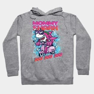 'Mommy Shark Doo Doo' Awesome Shark Matching Family Hoodie